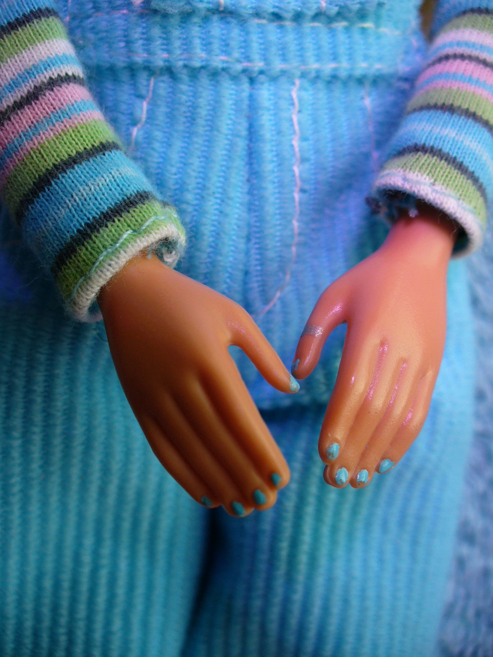 Cool Blue Barbie Doll Mod Beautiful Platinum | Etsy