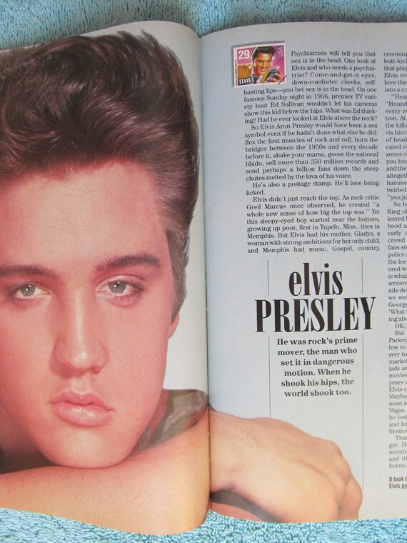 Elvis - People Magazine (on Cover) July '92; Elvis Presley & 50