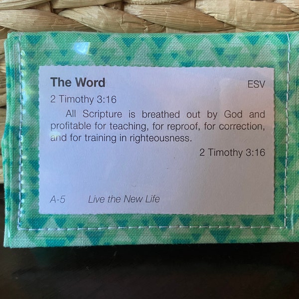 Scripture Memory Verse Pack // Mint Triangles