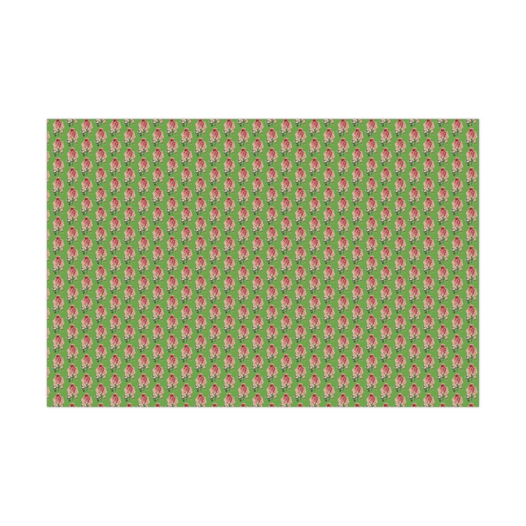 Distorted Victorian Rose Gift Wrap Paper - Etsy