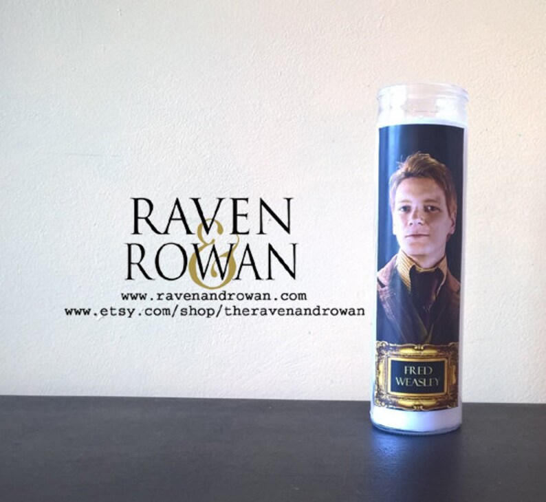 Fred Weasley Saint Candle Etsy