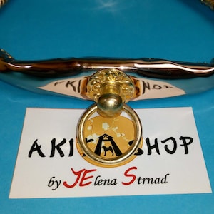 Akita Inu show COLLAR in Japanese style-reflective color