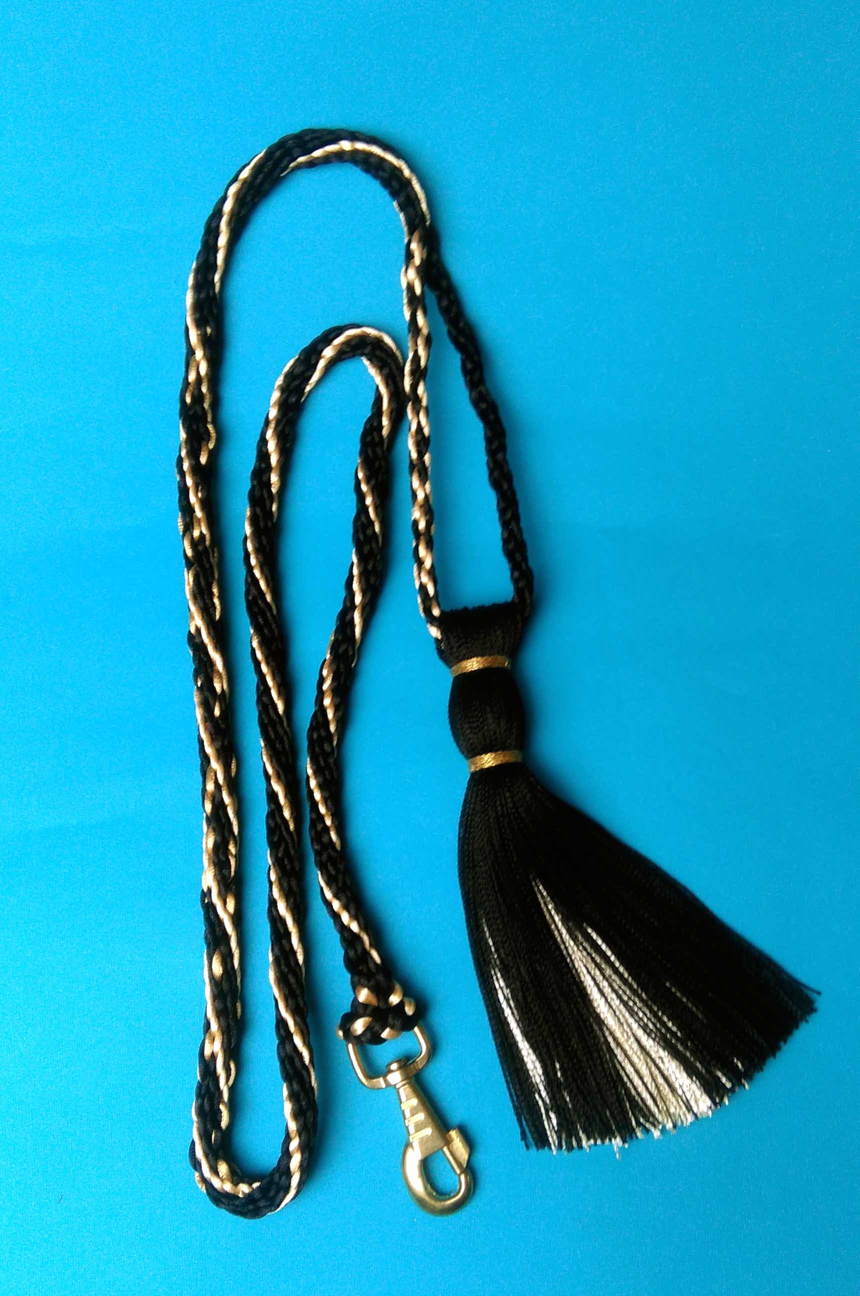Akita Inu Show Leash - Black-gold - Etsy
