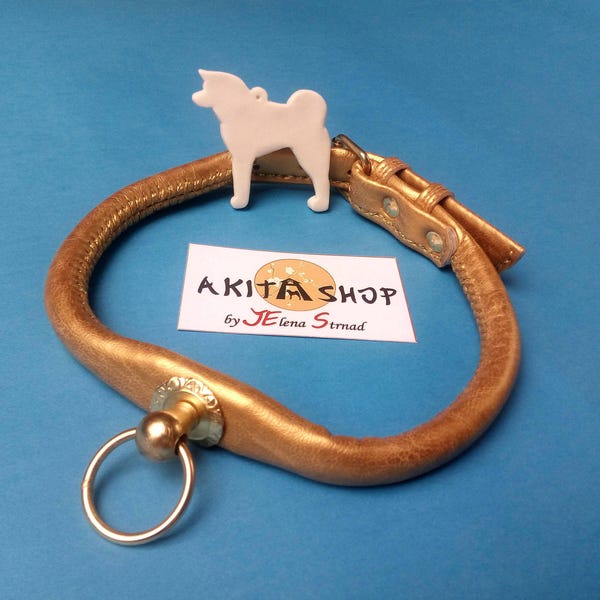 NEW PRODUCT - Akita Inu show COLLAR in Japanese style!!!
