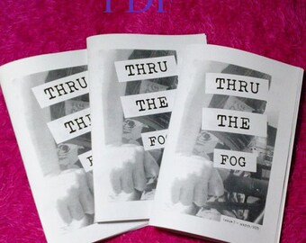 thru the fog issue 1 (chronic pain + brain fog zine) **PDF version**