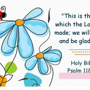 Ladybug Scripture Cards, Bible Verses, Daisy, Christian Cards, Psalm ...