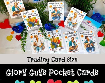 Encouragement Cards, Boys, Teens, Men, Christian, Evangelism, Pocket Size Cards, 8 pcs