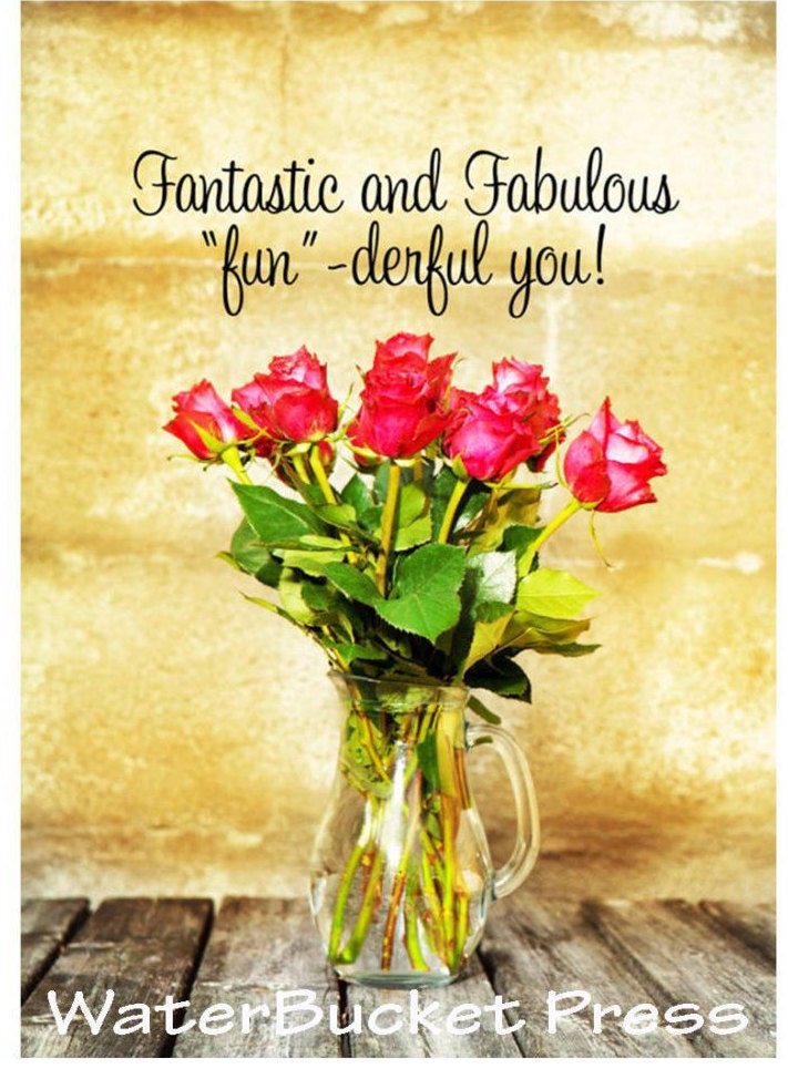 Digital Congratulations Card, Red Roses - Etsy