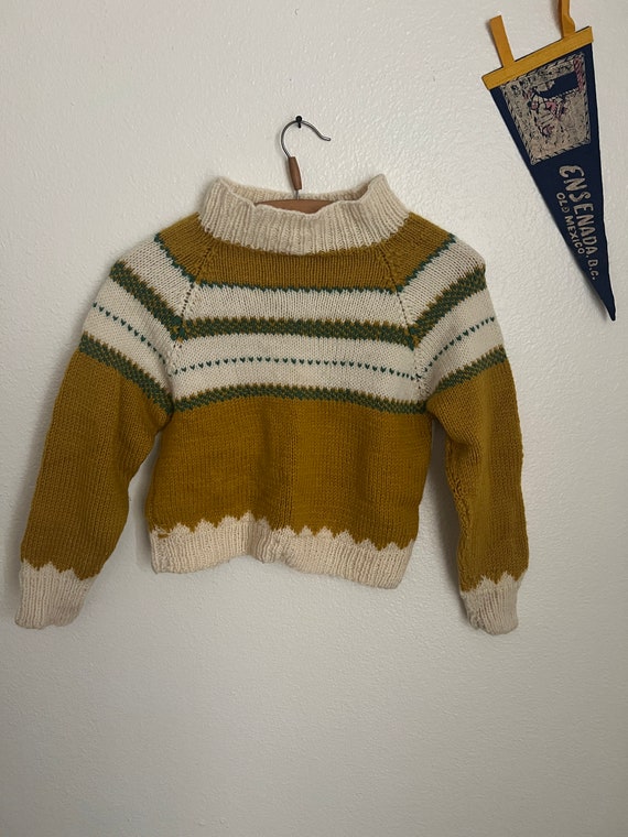 Vintage 50's-60's Hand Knit Sweater