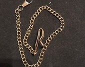 Belt or Purse clip chain 38cm or 15 inches. Available in Bronze, Black, Silver or Golden