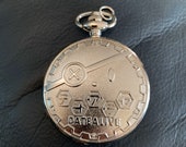 Data live, Custom Fashion Silver Pill Box Medicine Tablet Holder for Pocket or Purse, comes with necklace belt clip chain is extra