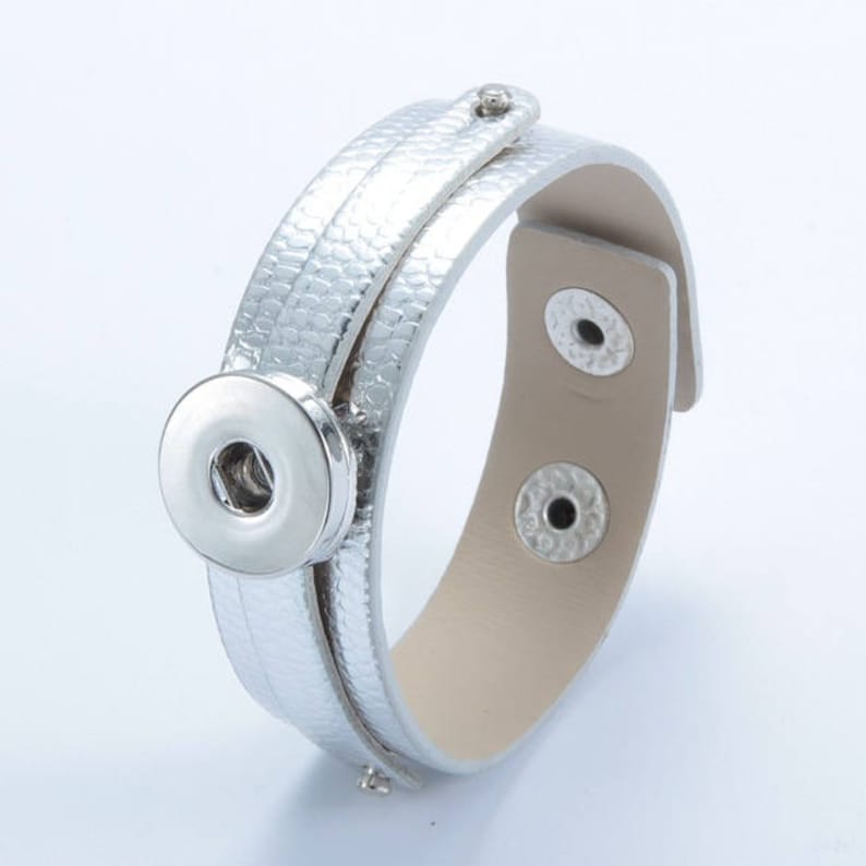 New 3pcs Silver  Noosa Snaps Button for Necklace Bracelet Earring