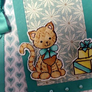 Carte d’anniversaire 3D / carte d’anniversaire des amoureux des chats