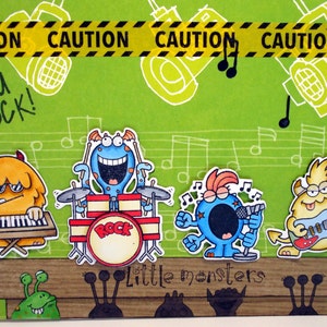 Carte carte/lunatique monstre pour les enfants