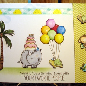 Tarjeta de cumpleaños/tarjeta de cumpleaños para niños