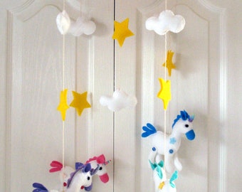 Nursery mobile/Unicorn mobile/girls room decor