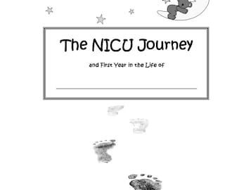 Libro de bebé imprimible y diario NICU // DESCARGA INSTANTE