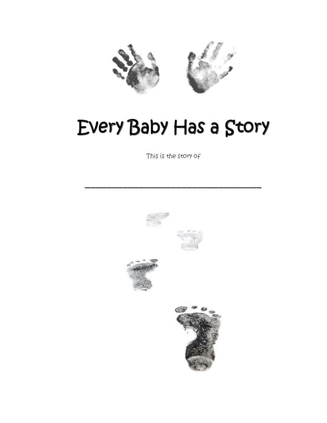 Printable Baby Book // INSTANT DOWNLOAD - Etsy