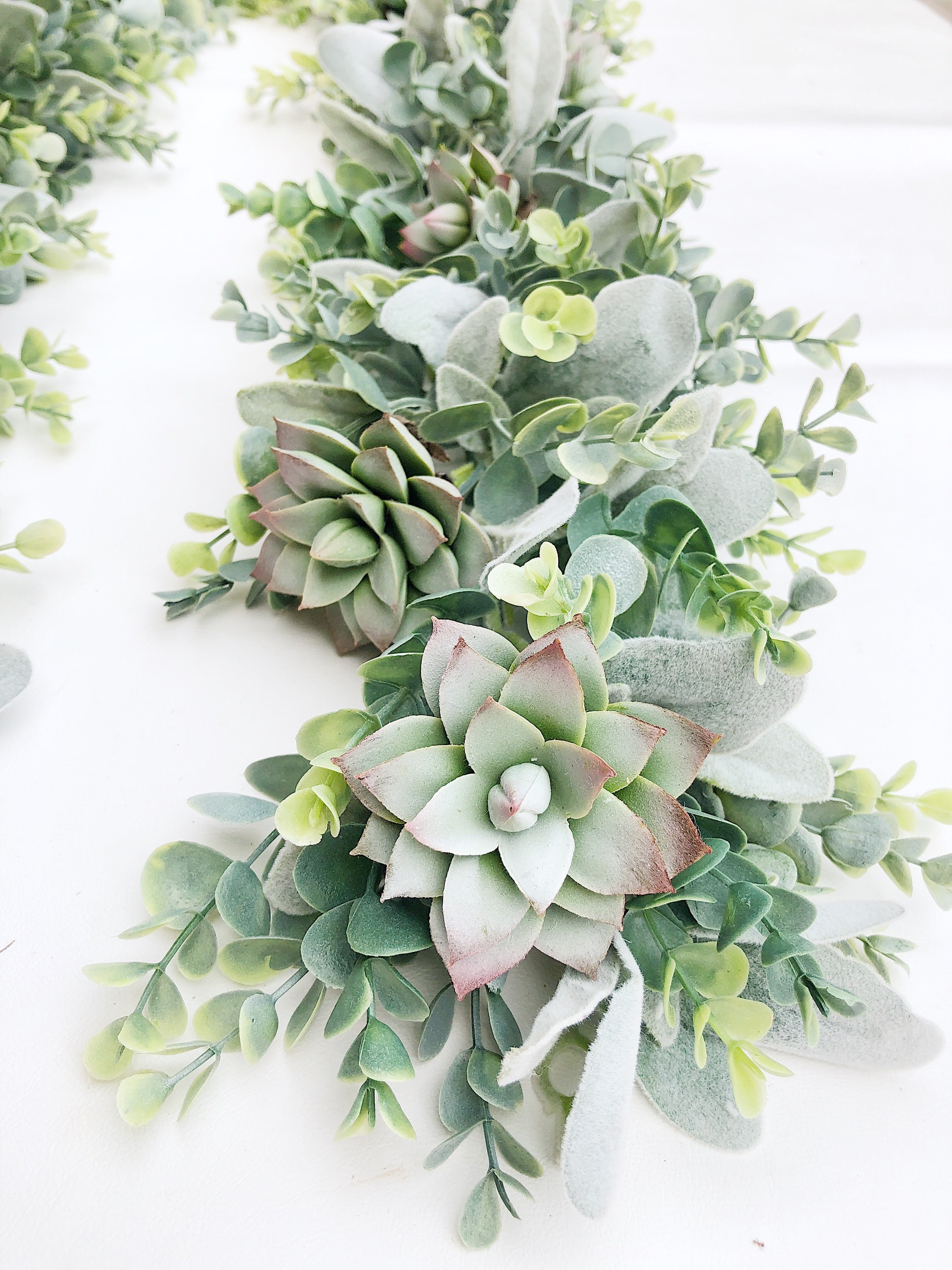 Eucalyptus Garland, Babys Breath Garland, Lambs Ear Garland, Wedding  Centerpiece, Arch Flowers, Artificial Eucalyptus Garland, Greenery 