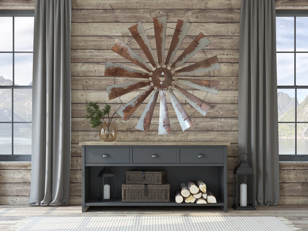 Authentic Half Windmill Decor Head, Half Windmill Wall Decor, Large