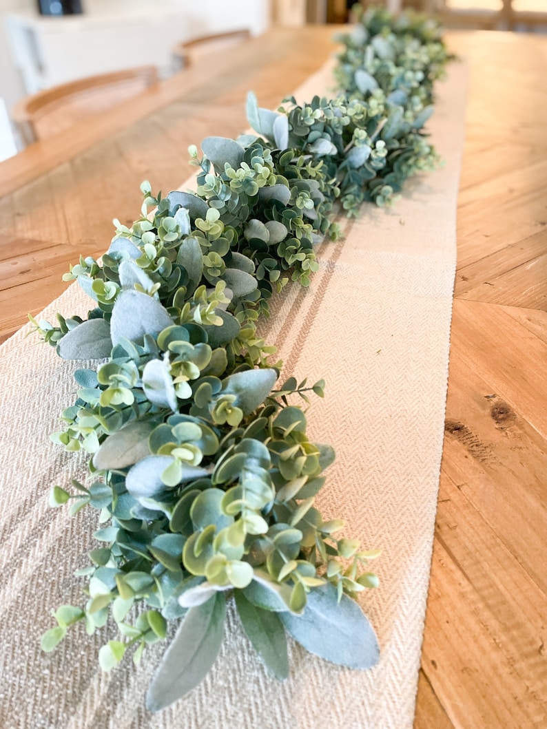 Eucalyptus Garland for Mantle Greenery Garland Garland Decor Etsy