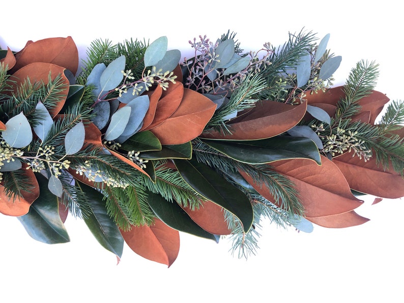 Magnolia and Eucalyptus Garland Fresh Magnolia Garland for Etsy