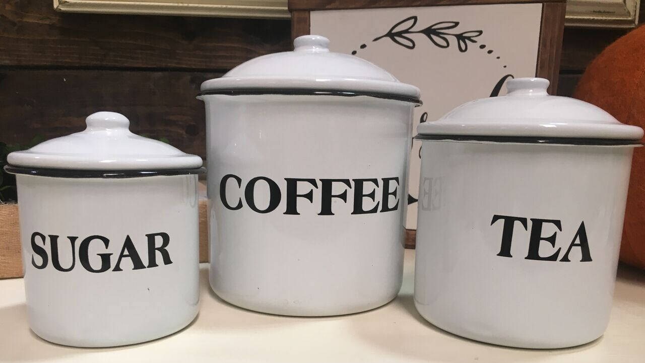 Ceramic Jar Flour And Sugar Containers Coffee Canister - Temu