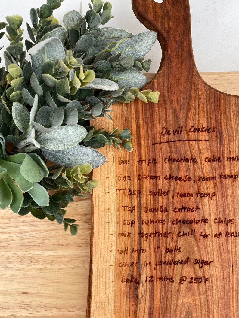 Personalized Handwriting Gift Personalized Cutting Board Etsy
