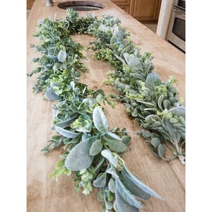 Fall Greenery Garland decor, Thanksgiving Table Centerpiece, Garland decor, Thanksgiving Garland for Holiday Table and Fall Decorations