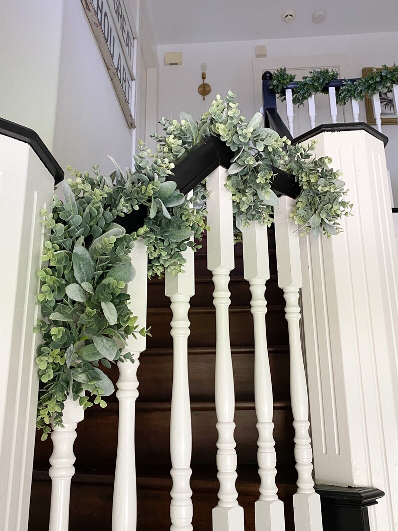 Garland for Mantle Floral Greenery Garland Lambs Ear Etsy