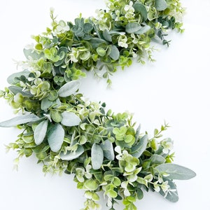 Faux Greenery Garland Eucalyptus + Lambs Ear