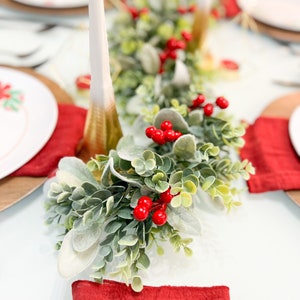 Christmas Holiday Table Garlandholiday Garlanddecorative