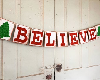Believe Banner | Etsy