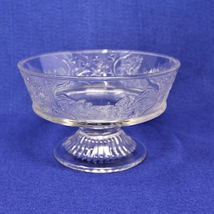 Antique Compote / Footed Bowl, &quot;Canadian&quot; Pattern, Burlington Glass Works, 1880&#39;s
