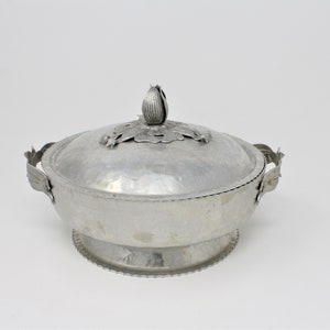 Casserole Dish, Rodney Kent Hammered Aluminum 2Qt., 5411D230 Vintage