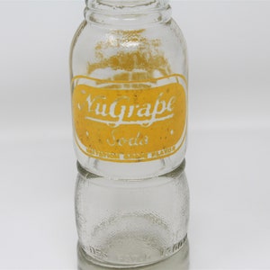 Vintage Bottle, NuGrape ACL Bottle, 6oz 1950&#39;s