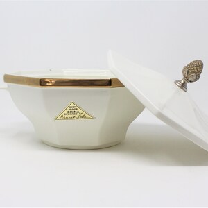 Casserole, Ernest Sohn, Contessa (Royal), Octagon Vitrified China, MCM