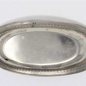 Vintage Homan Manufacturing Company Silver-plate Tray