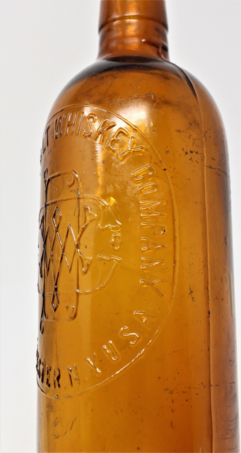 Antique Whiskey Bottle the Duffy Malt Whiskey Co. Brown Etsy