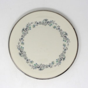 Dinner Plate, Lenox, Repertoire, Blue Flowers, Vintage USA