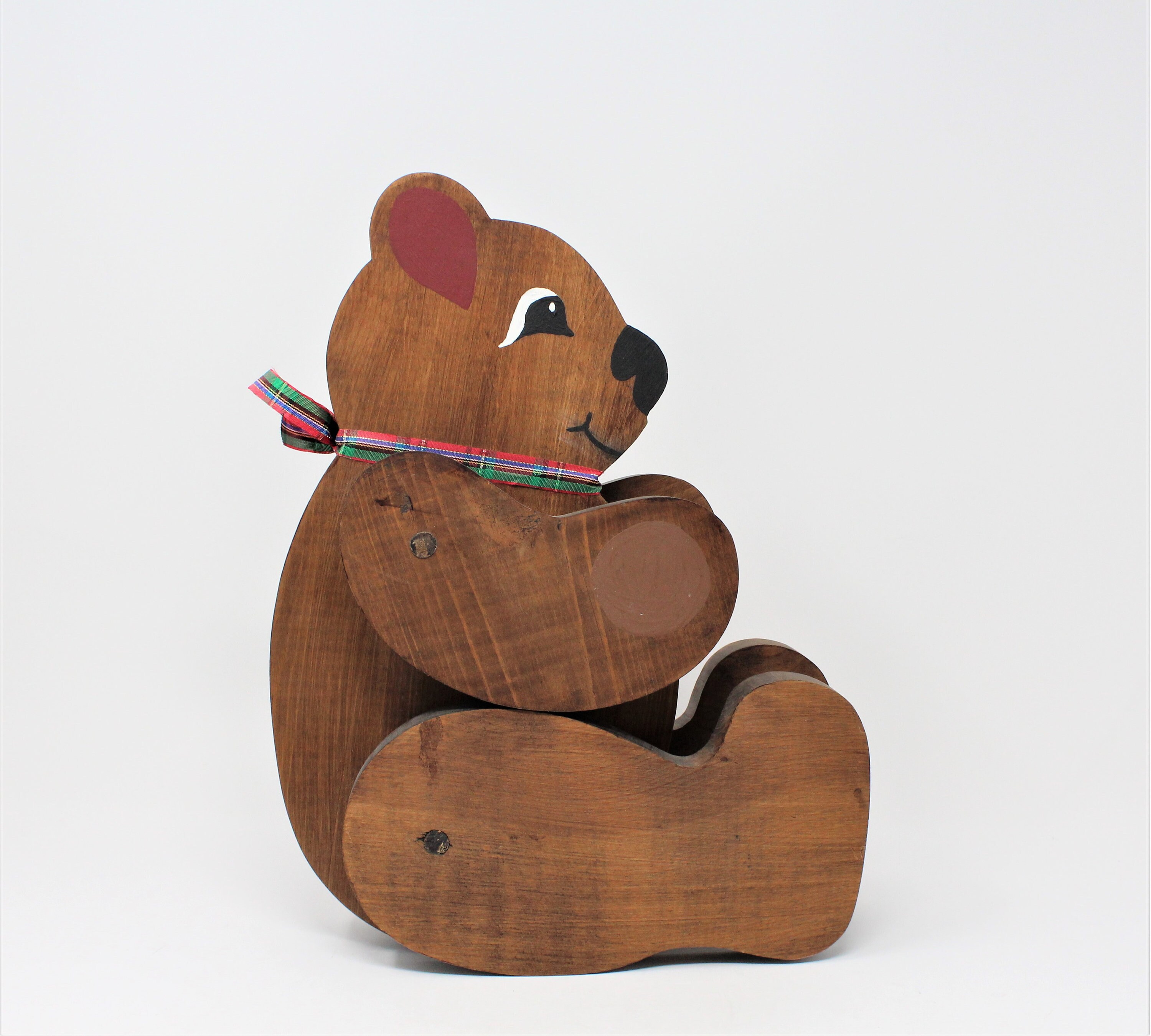 Wooden vintage teddy bear - Etsy 日本