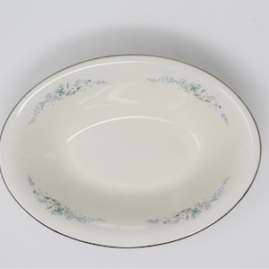 Vintage Serving Vegetable Bowl, &quot;Remembrance&quot; Fine China Tableware by Pickard, 9&quot;, USA, Wedding China