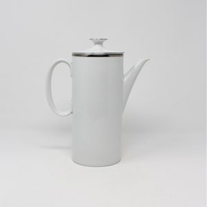 Coffee Pot, Thomas Germany Medallion Platinum, Vintage Mid Century