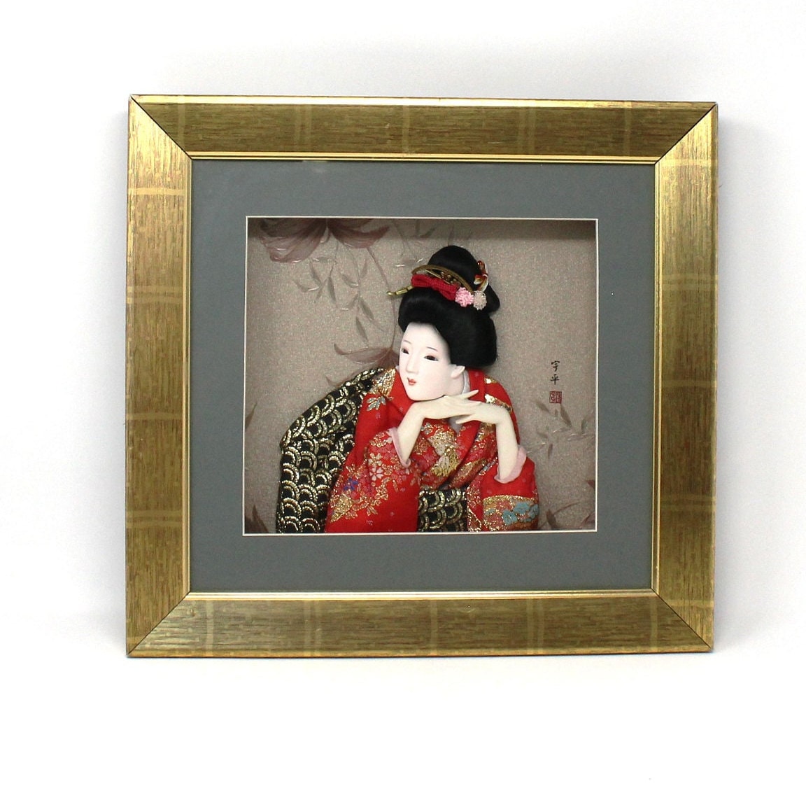 Framed 3d Geisha - Etsy