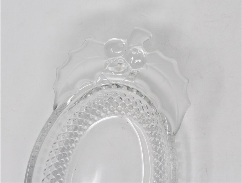 Vintage Studio NovaMikasa Candy Dish Bon Bon Dish Holly Berries Christmas Treasures Collection Japan