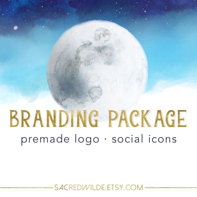 Branding Package Logo Package Social Media Icons Etsy