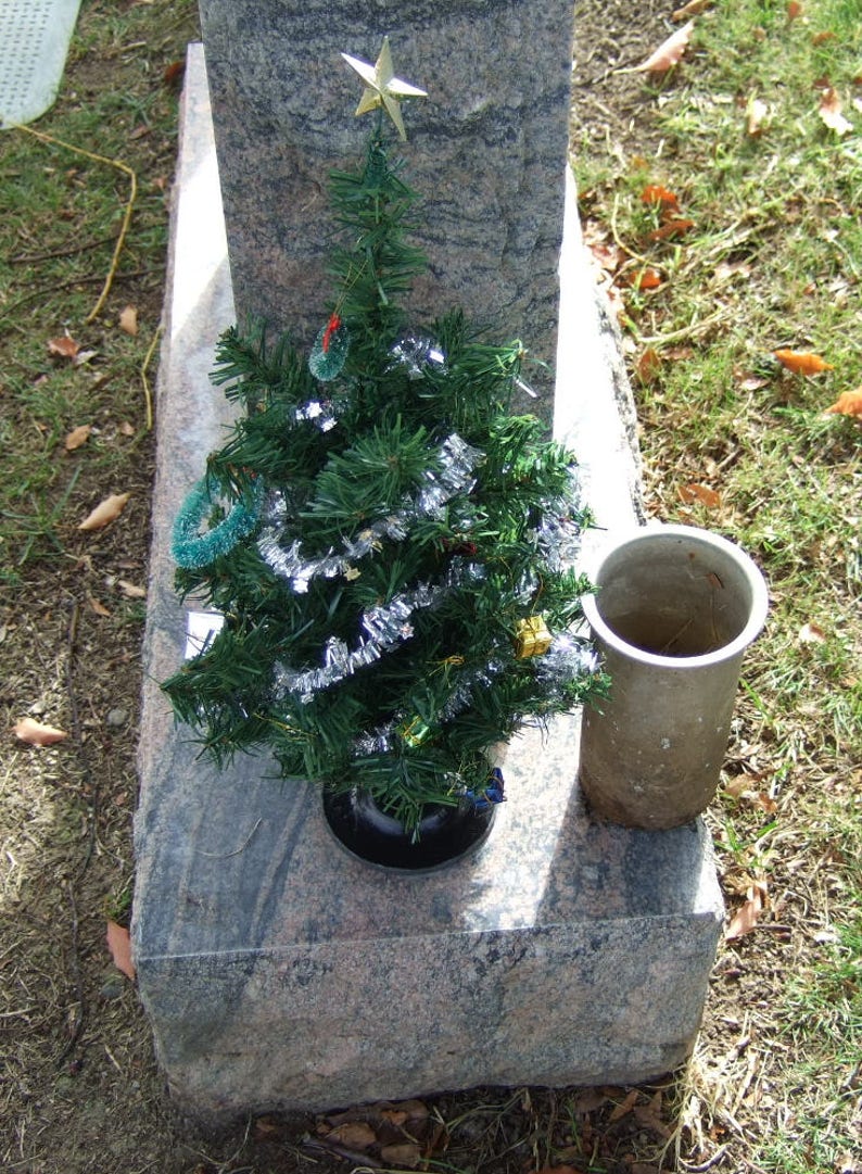 Christmas Cemetery Decoration for Ground and Stone Vases Etsy
