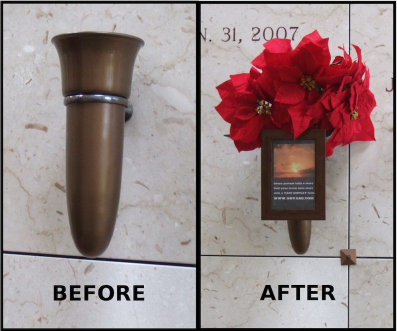 Personalize Your Loved One's Cemetery Grave, Monument, Crypt, Memorial