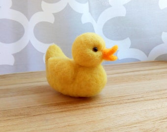 Duck Needle Felting Kit: DIY Craft with Photo Instructions & Video Tutorial-Beginner-Holiday Gift