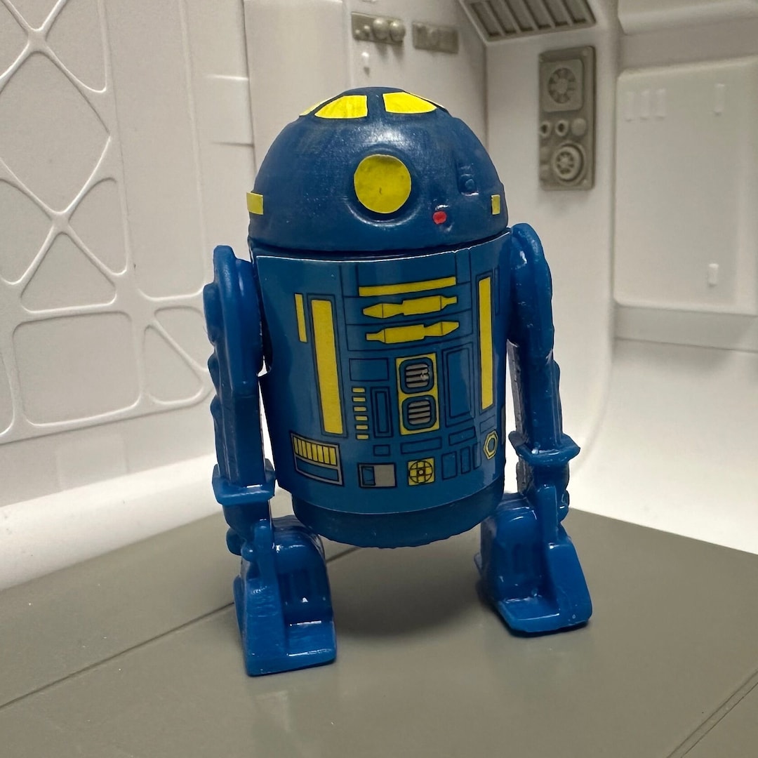 Custom R2 D2 Star Wars Kenner Style Custom R2 Figure - Blue and Yellow - Etsy